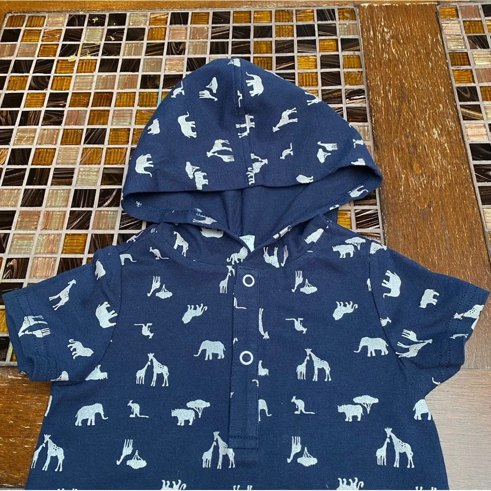 Baby Boy’s Animal Zoo Romper Collection Set
